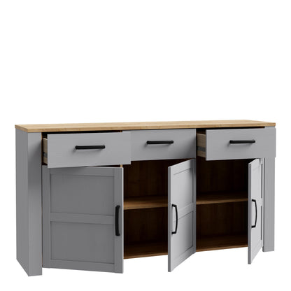 Bohol Sideboard in Riviera Oak/Grey Oak