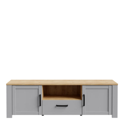 Bohol TV Unit  in Riviera Oak/Grey Oak