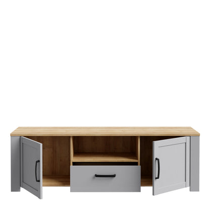 Bohol TV Unit  in Riviera Oak/Grey Oak