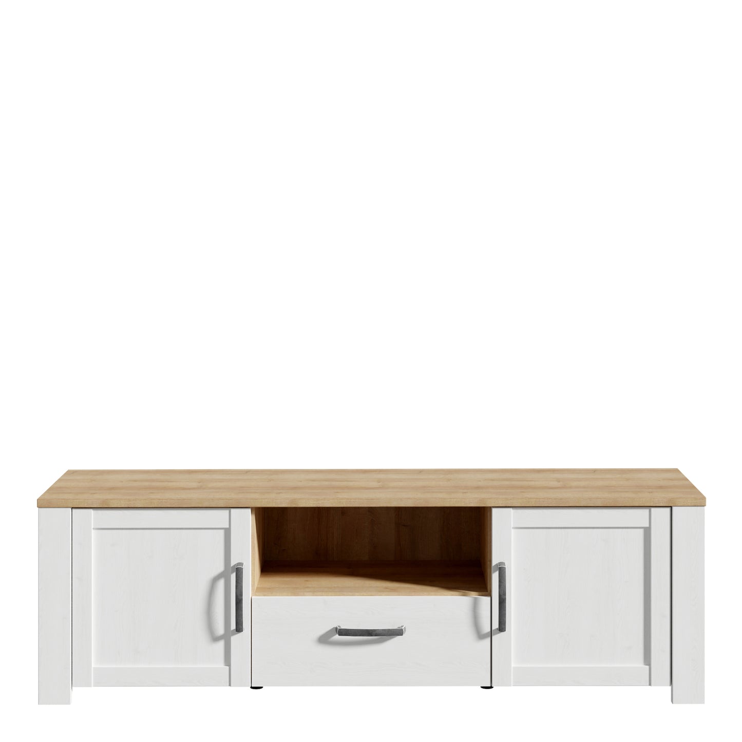 Bohol TV Unit  in Riviera Oak/White