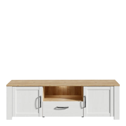 Bohol TV Unit  in Riviera Oak/White