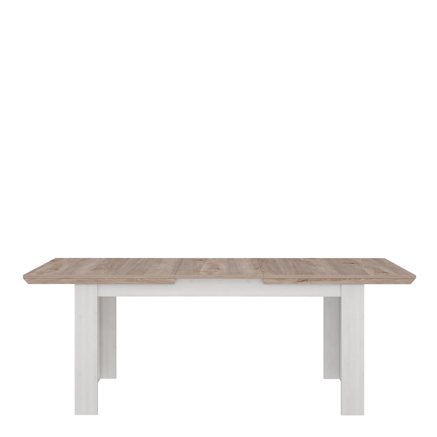 Illoppa Dining Table Extended in Oak Nelson/Snowy Oak