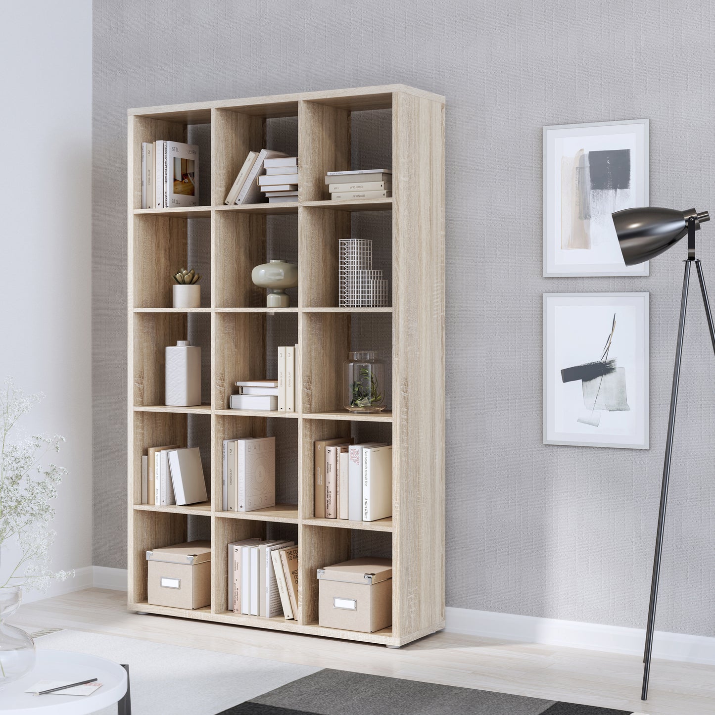 Mauro 3x5 Storage Unit in Sand Oak