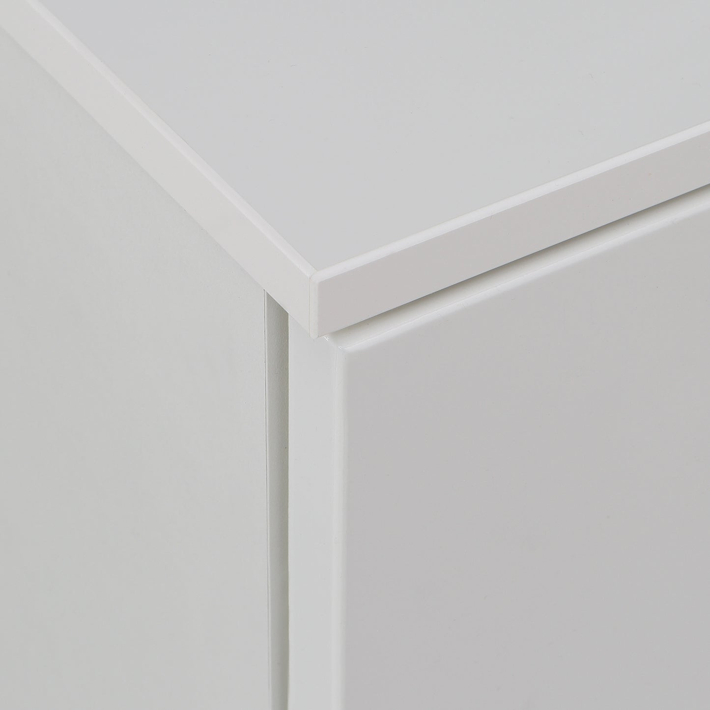 Sienna Bedside in White/White High Gloss