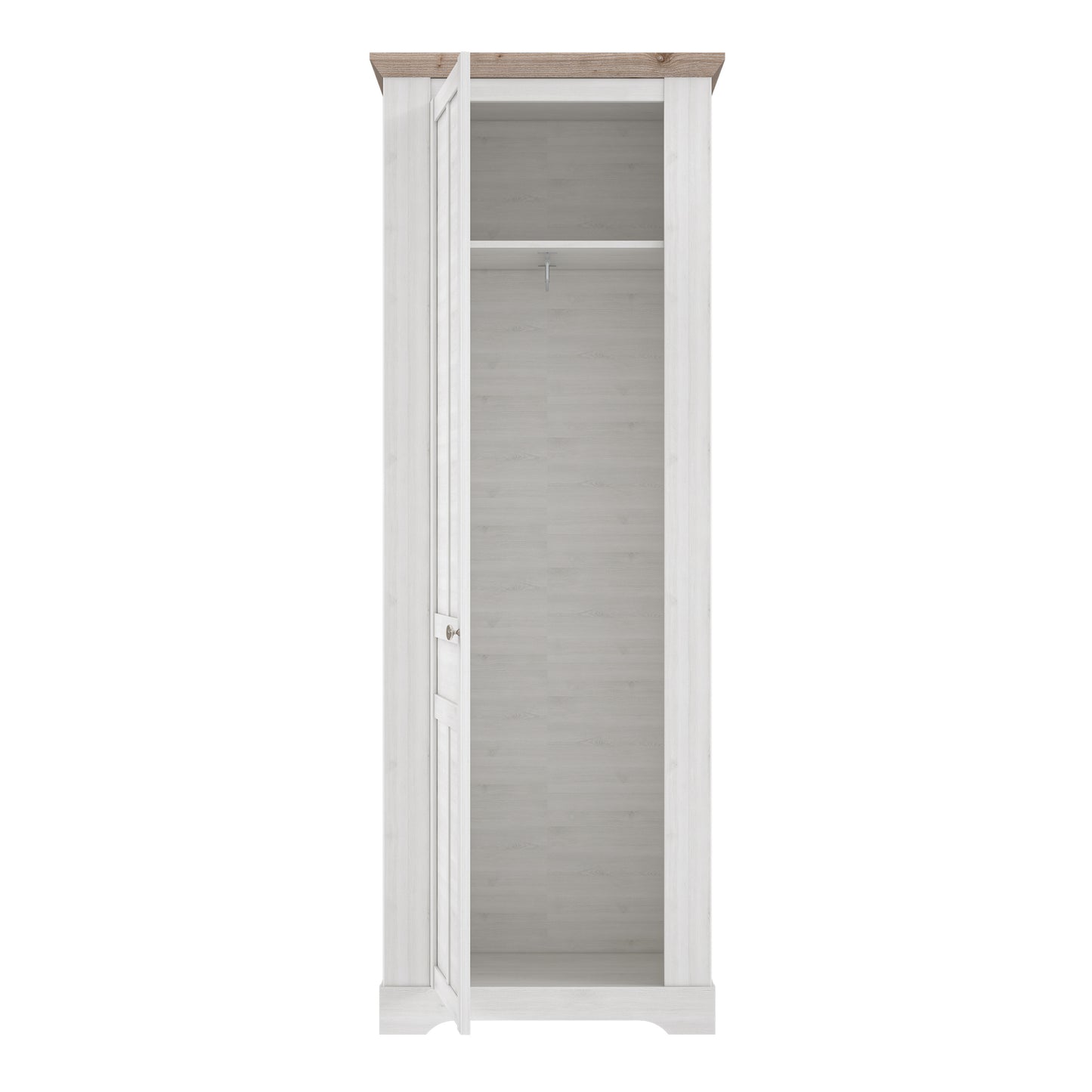 Illopa Hallway Wardrobe in Oak Nelson/Snowy Oak