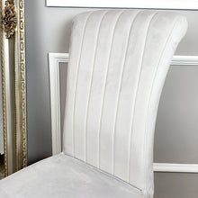 Nicole Dining Chair ALL COLOURS with Plain Back, Line Cross Stitch