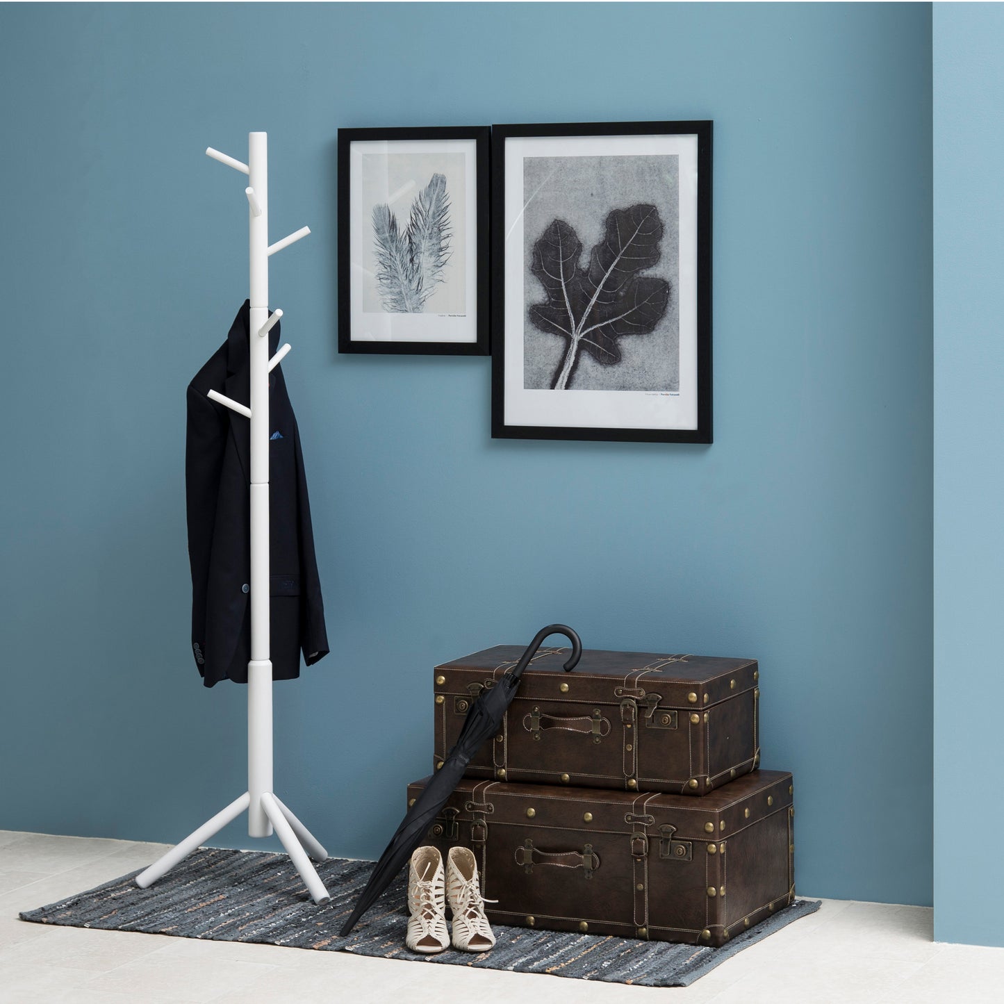 Bremen Coat Stand in White