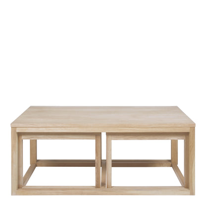 Cornus Coffee Table in Oak Set of 3