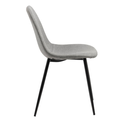 Wilma Dining Chair in Light Grey Set of 4