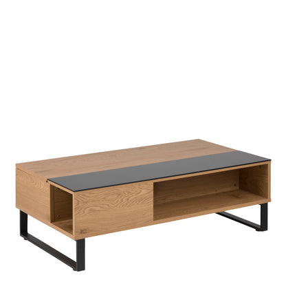 Azalea Lift Up Coffee Table in Black & Oak