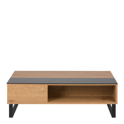 Azalea Lift Up Coffee Table in Black & Oak