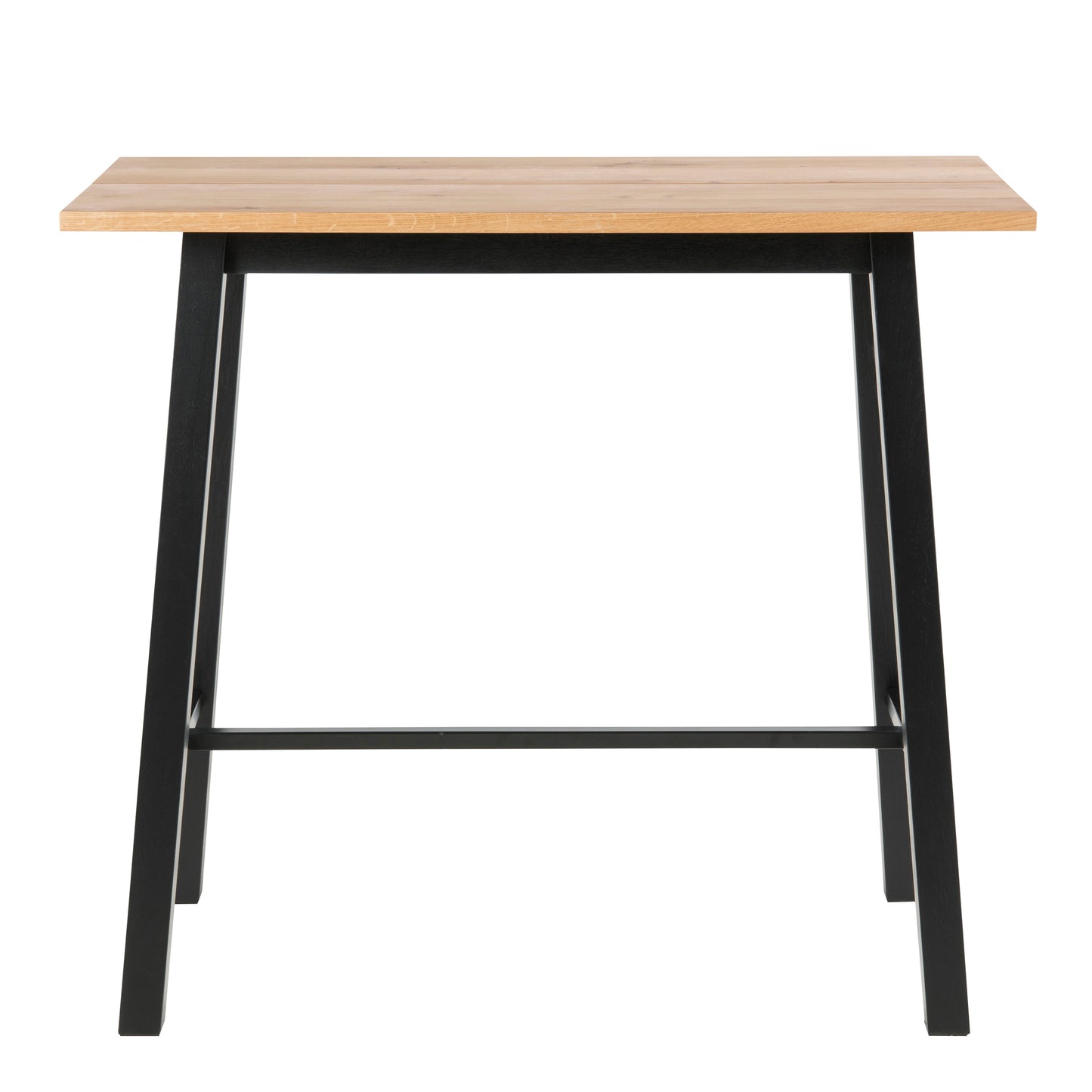 Chara Bar Table in Black & Oak