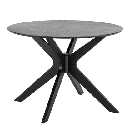 I_Duncan Round Coffee Tablein Black 105x75cm