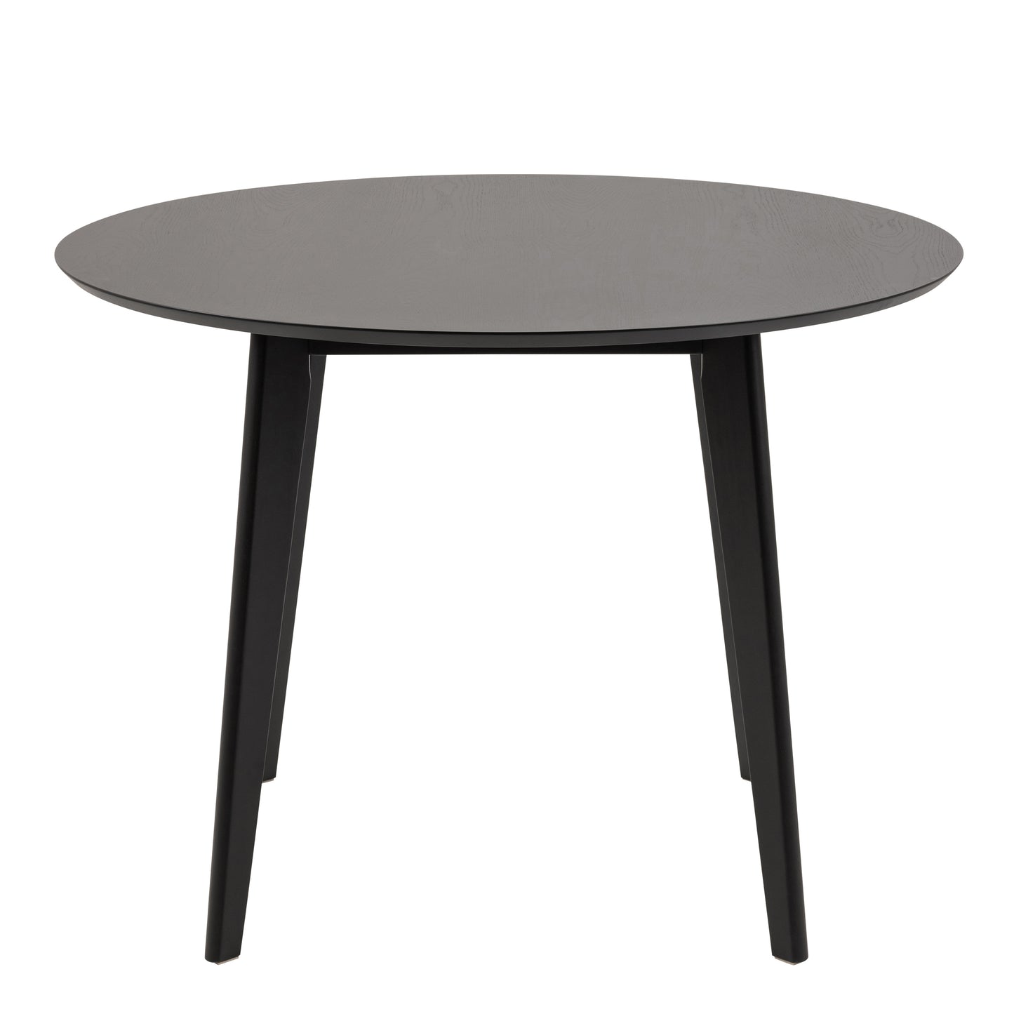 Roxby Round Dining Table in Black 105x76cm