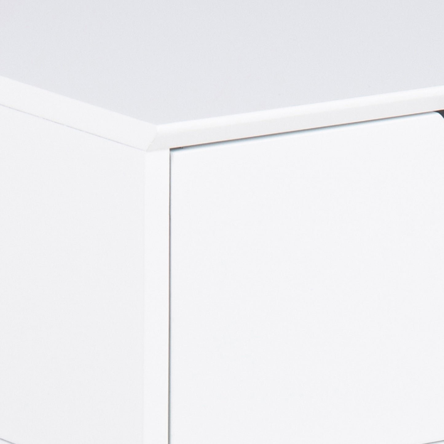 Mitra 1 Drawer Bedside Table in White