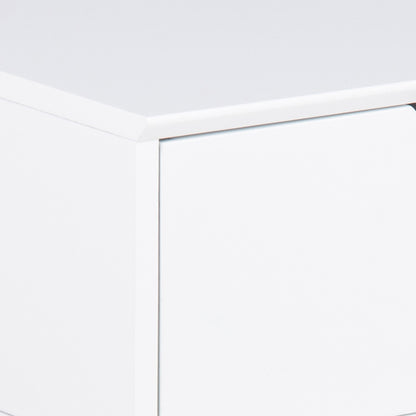 Mitra 1 Drawer Bedside Table in White