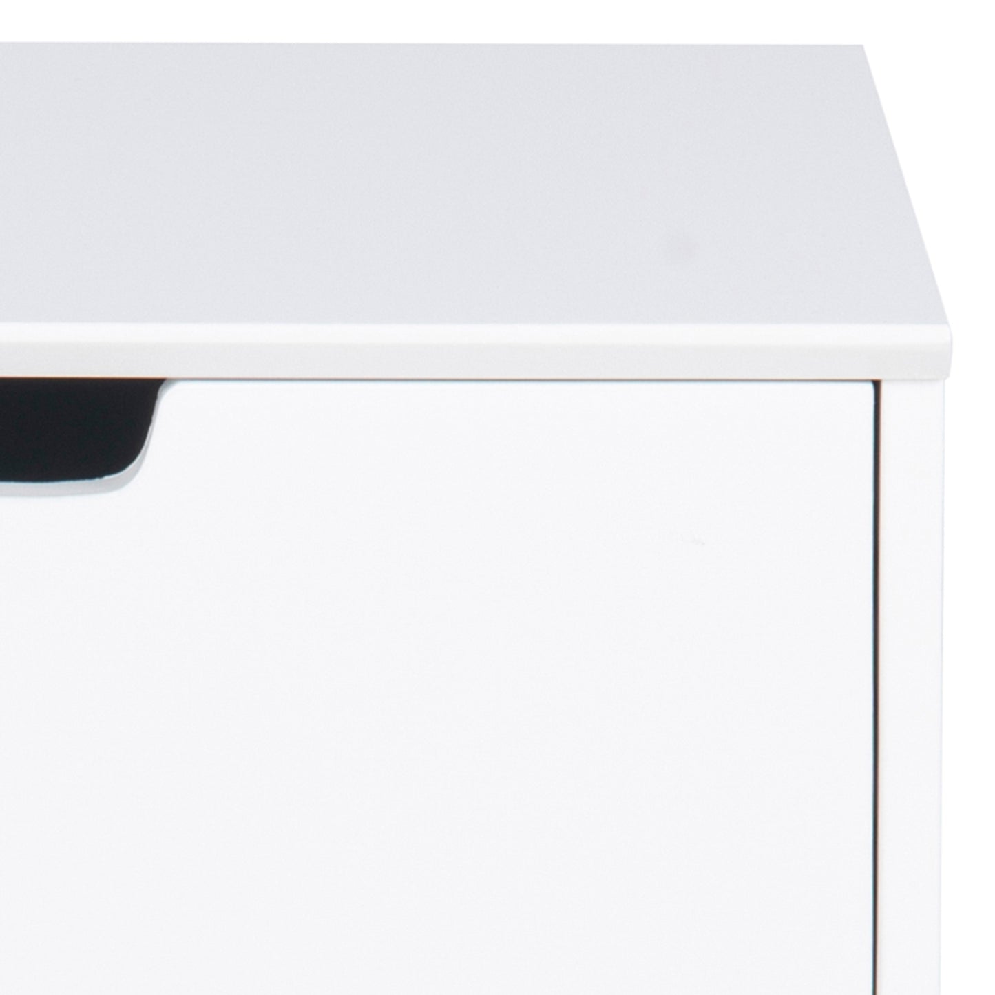 Mitra 1 Drawer Bedside Table in White