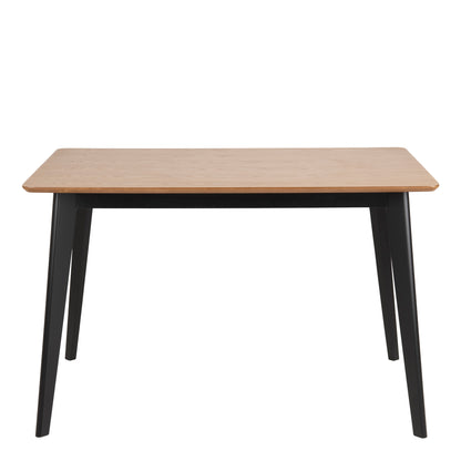 Roxby Dining Table in Oak & Black