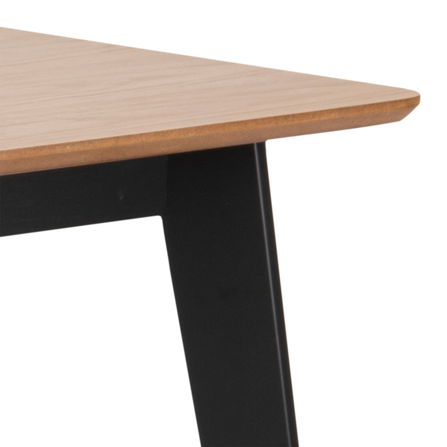 Roxby Dining Table in Oak & Black