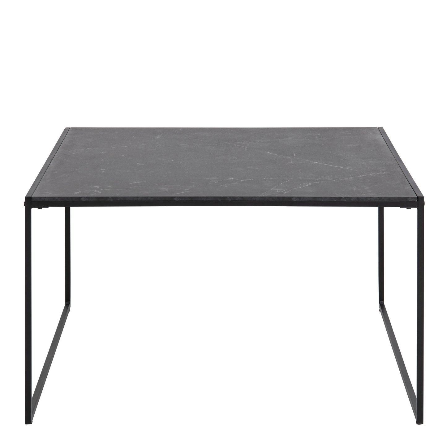 Infinity Square Coffee Table in Matt Black