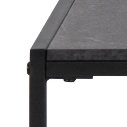 Infinity Square Coffee Table in Matt Black