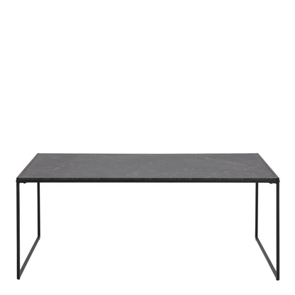 Infinity Coffee Table in Matt Black