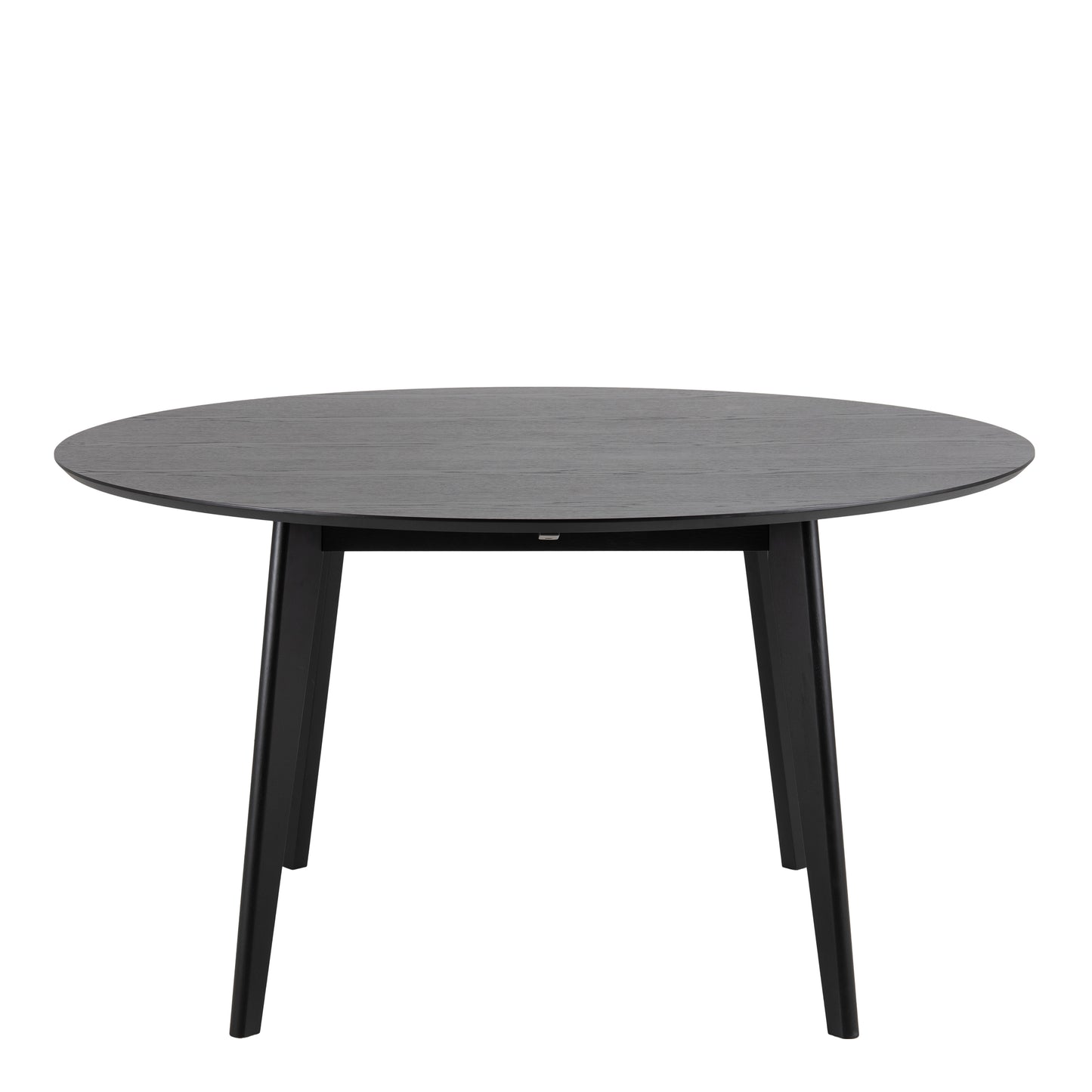 Roxby Round Dining Table in Black 140x76cm