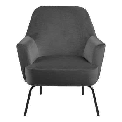 Melissa Lounge Chair in Dark Grey