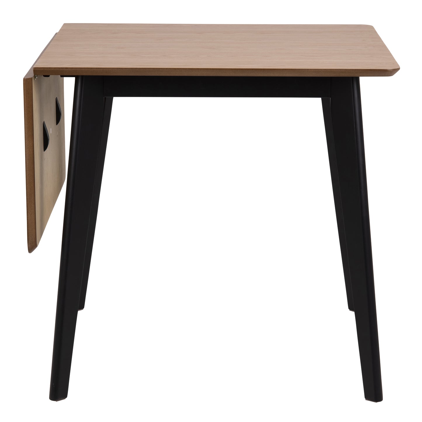 Roxby Extending Dining Table 80-120cm in Oak & Black