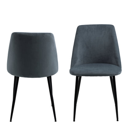 Ines Dining Chair in Grey Set of 4