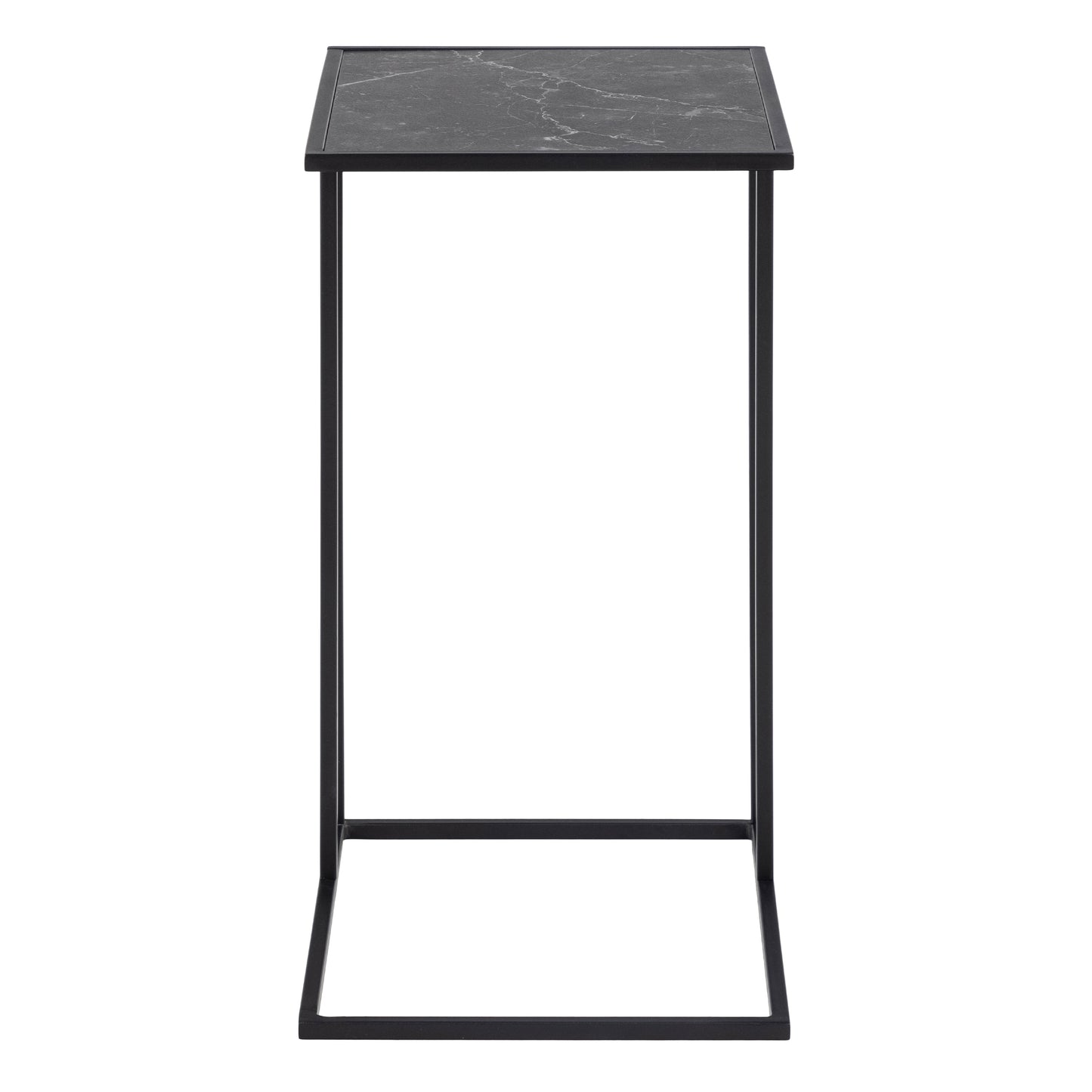 Infinity Side Table in Matt Black