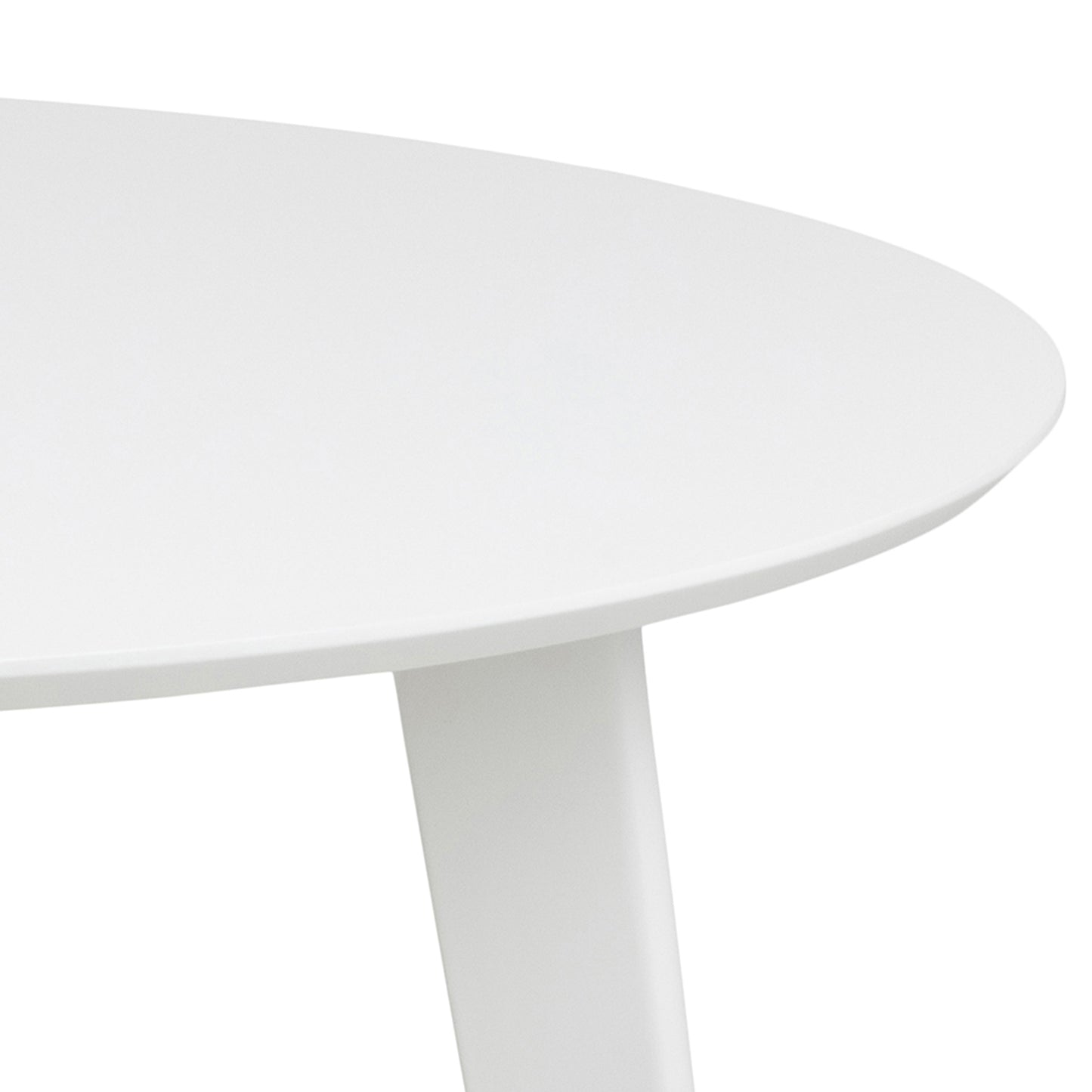 Roxby Round Dining Table in White