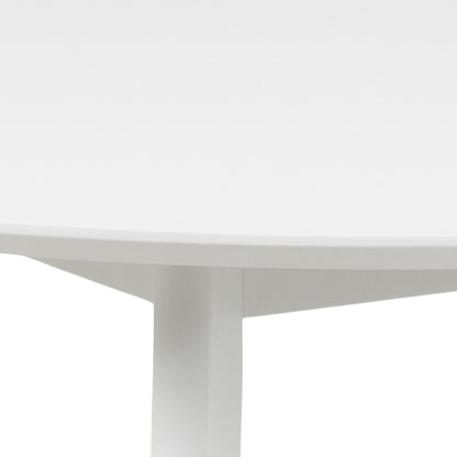 Roxby Round Dining Table in White