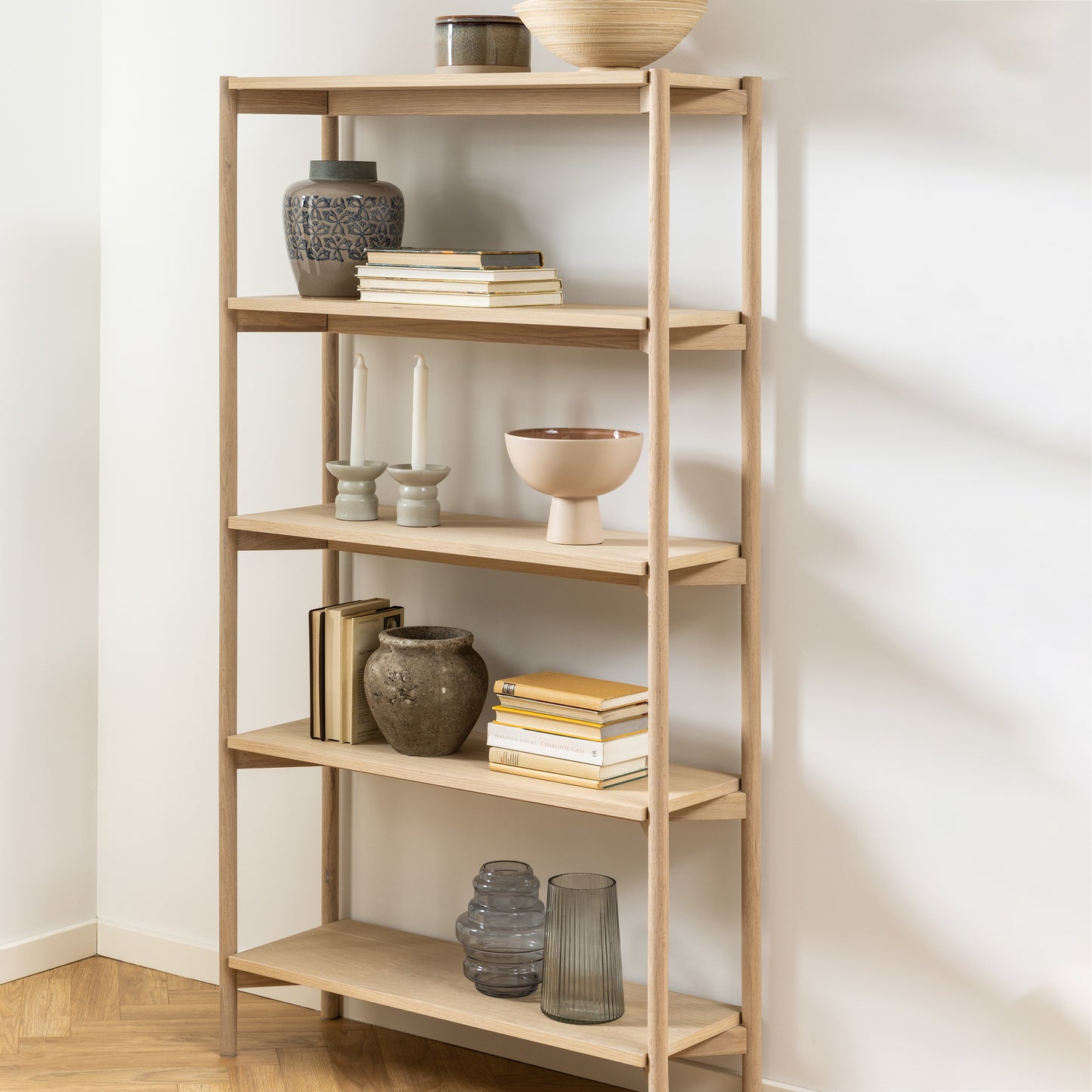 Braidwood bookcase  with 4 shelves in White