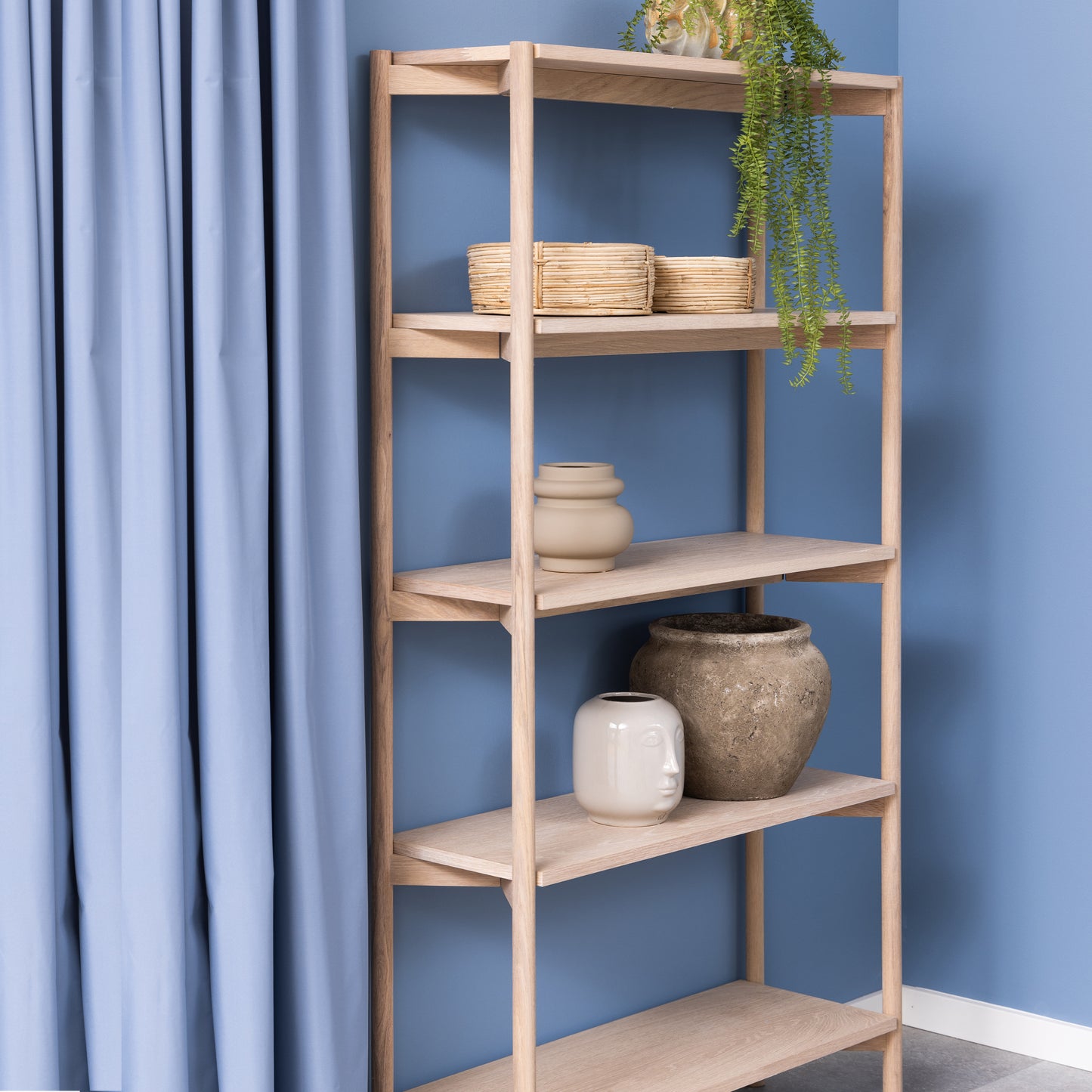 Braidwood bookcase  with 4 shelves in White