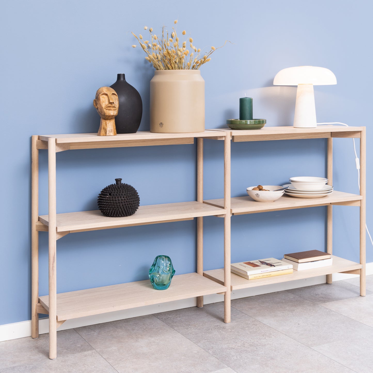 Braidwood bookcase  with 4 shelves in White