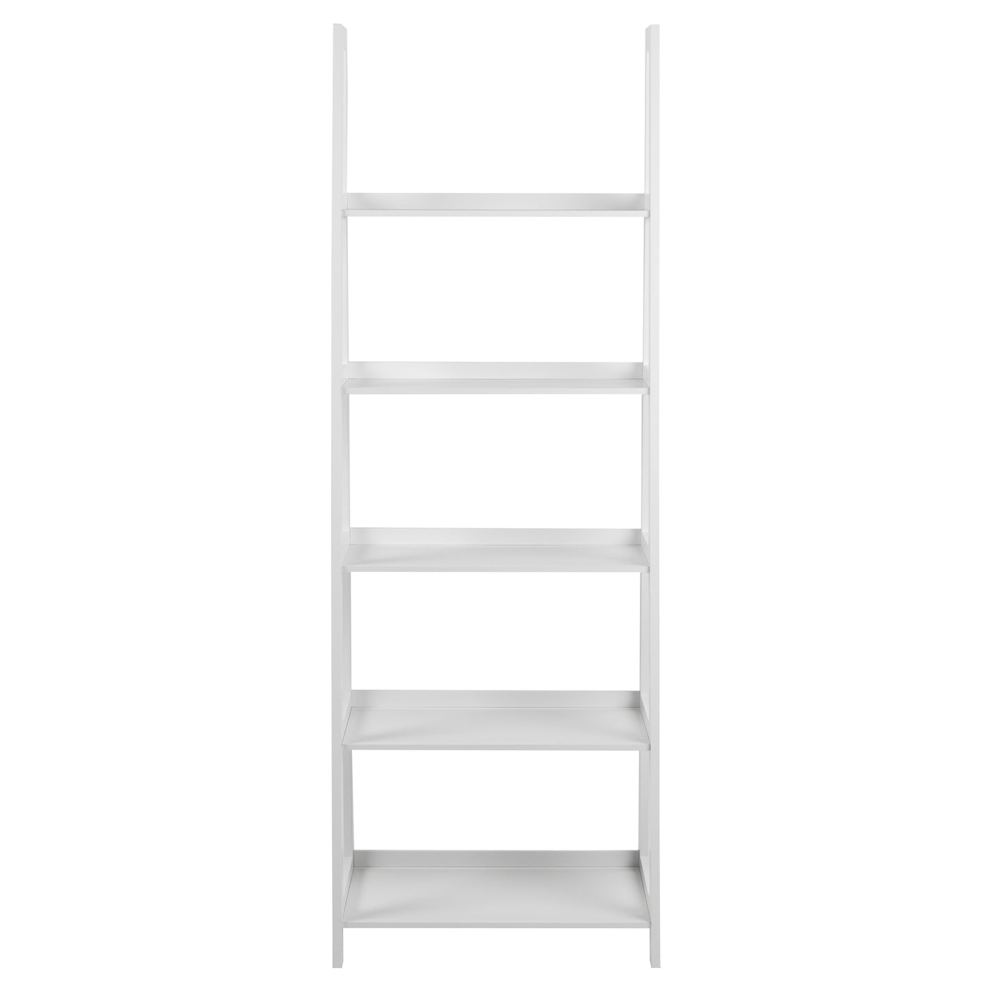 Wally Bookcase with 5 shelves in White