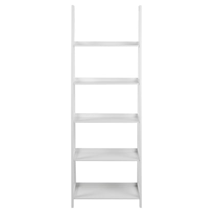 Wally Bookcase with 5 shelves in White