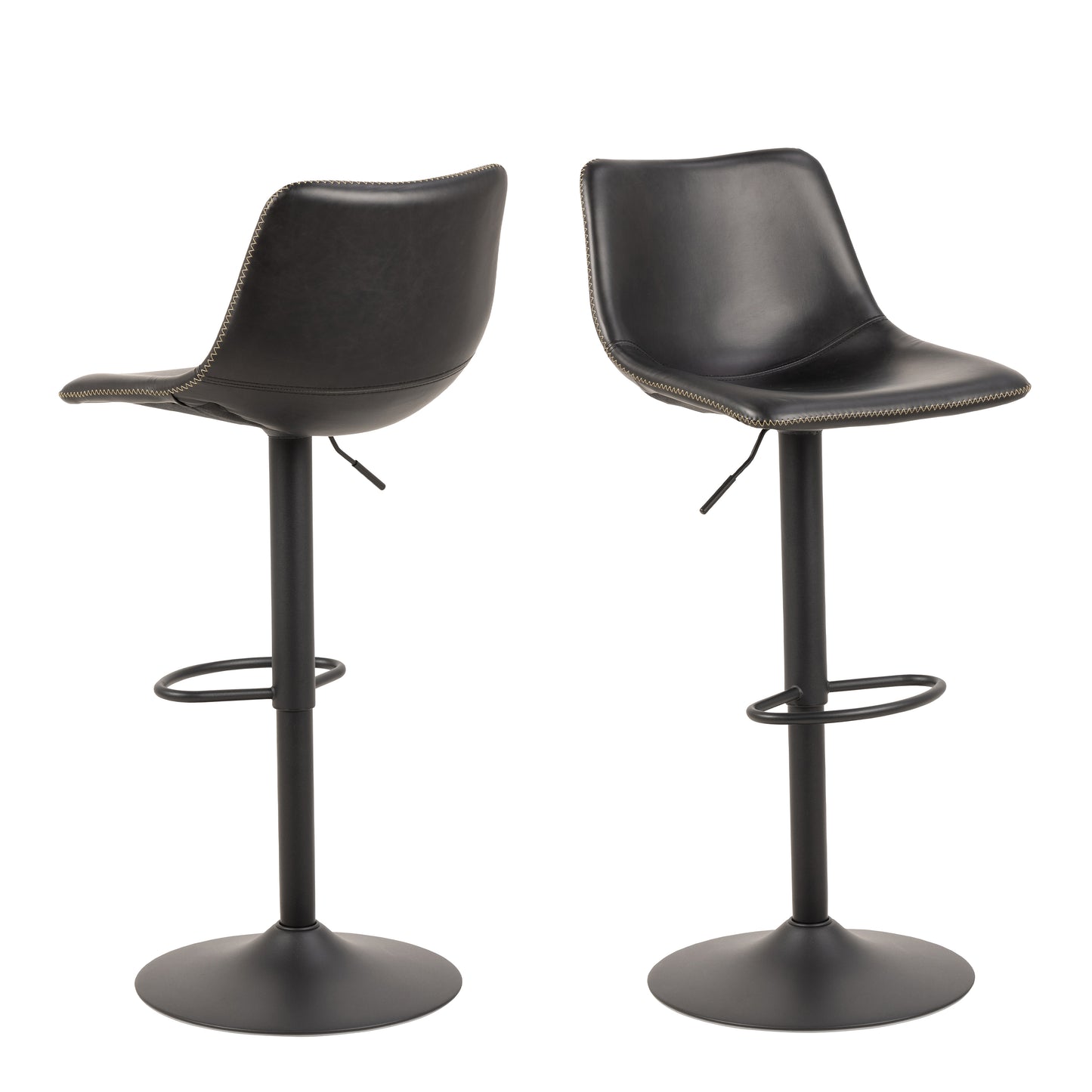 I_Oregon Bar Stool in Black Set of 2