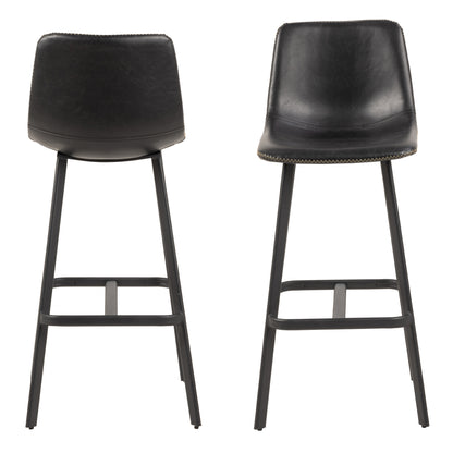 I_Oregon Bar Chair in Black Set of 2