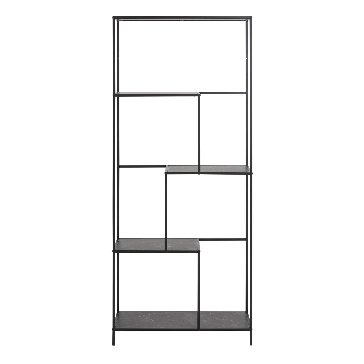 Infinity Bookcase with 4 shelves in Black