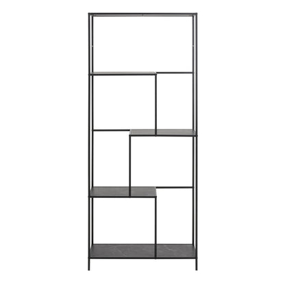 Infinity Bookcase with 4 shelves in Black