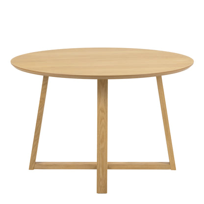 Malika Round Dining Table in Oak