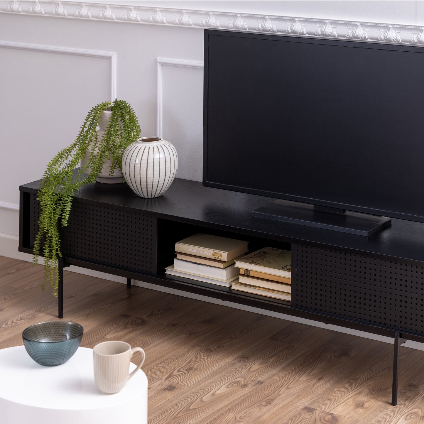 Angus TV Unit in Black