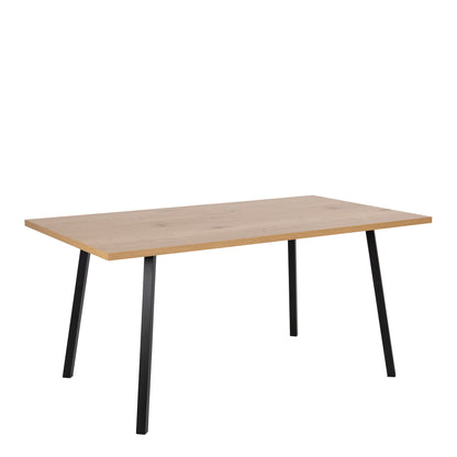 Cenny Dining Table in Oak & Black