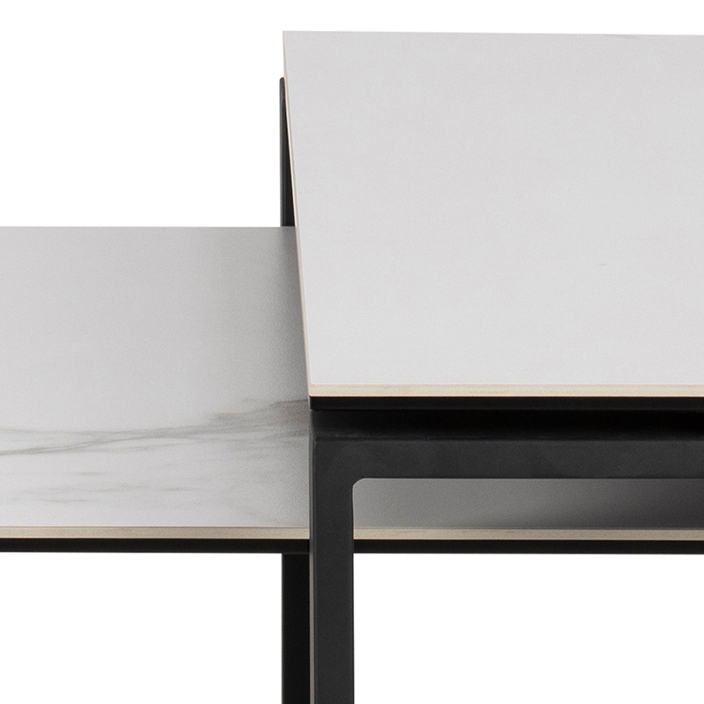 Katrine Coffee Table Set with Marble Effect Top