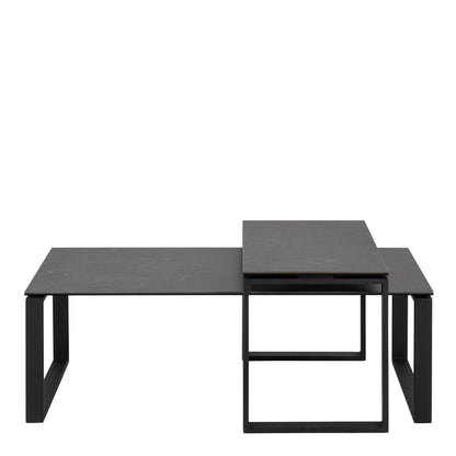 Katrine Coffee Table Set in Black