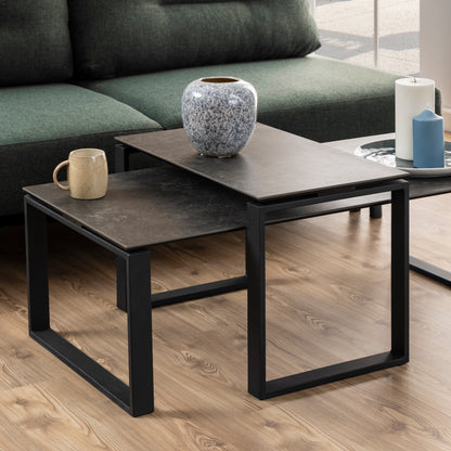 Katrine Coffee Table Set in Black