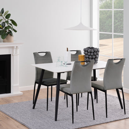 Wicklow Dining Table in White