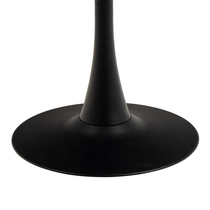 Malta Round Dining Table in Black